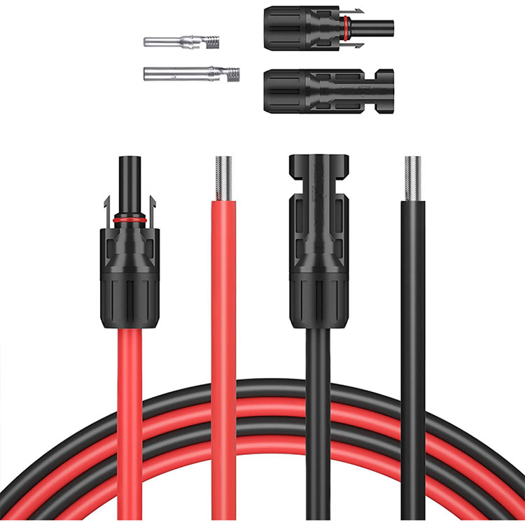 Ki sa ki fè 5 pye 10AWG (6mm2) fil panèl solè esansyèl pou koneksyon efikas enèji solè?
