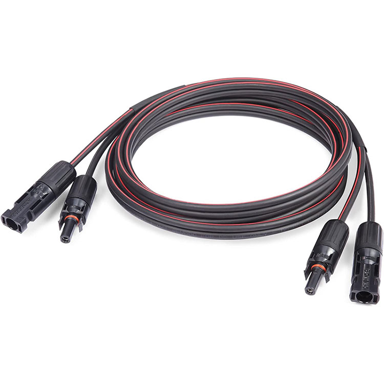 30Ft Wouj ak Nwa Twin Nwayo Solè Kab 10AWG
